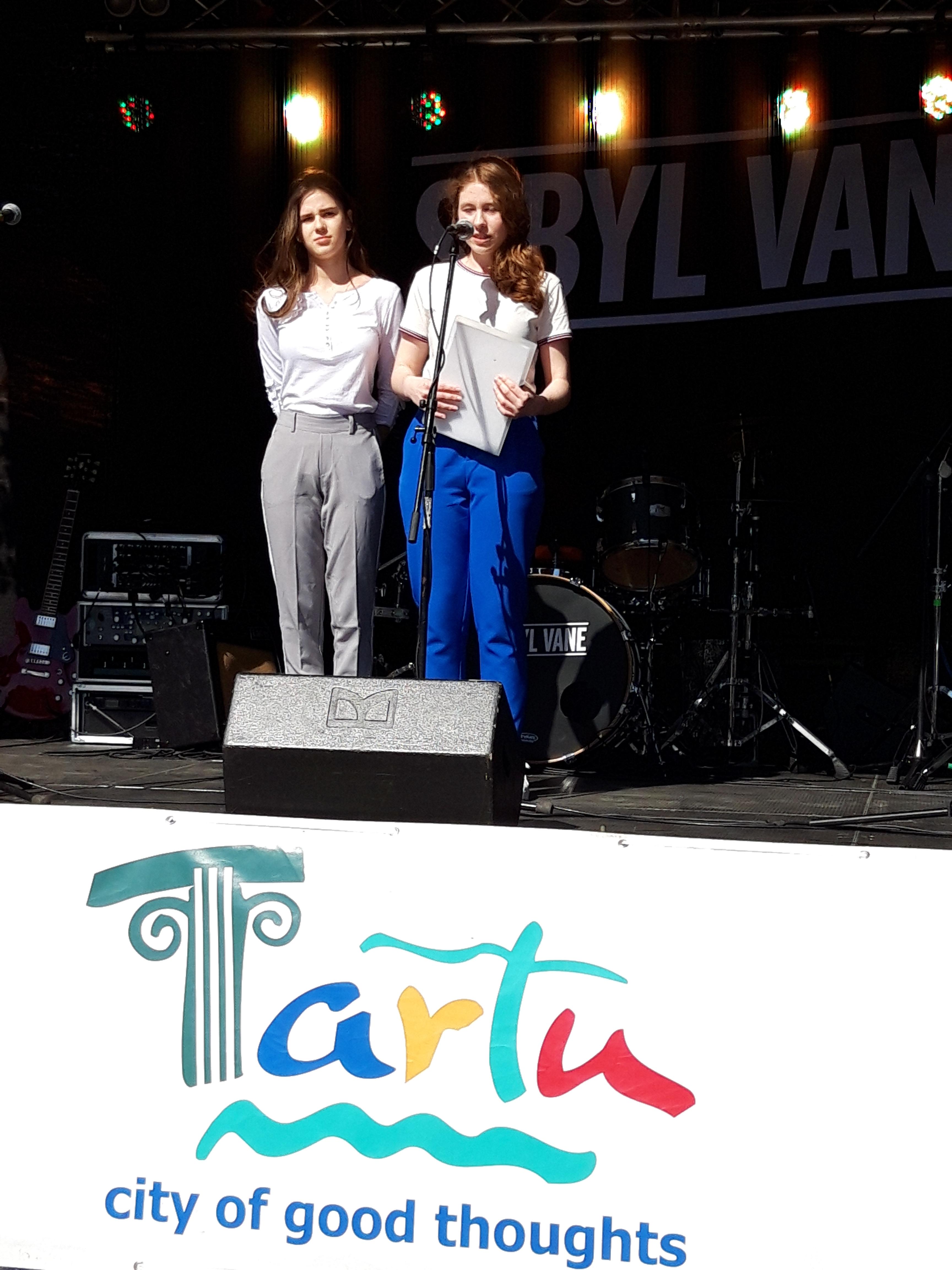 NVRK õpilased Tartu Euroopa Noorte Päeval